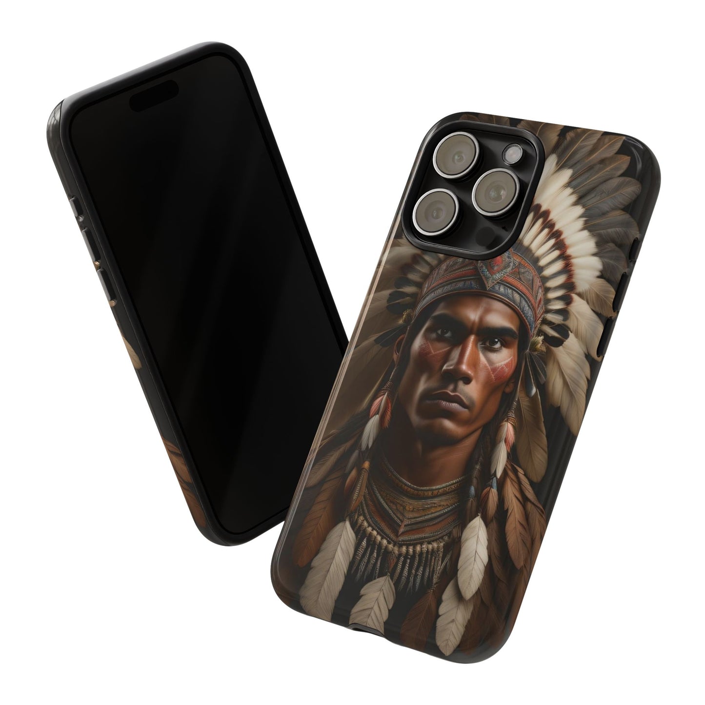Native American Art Phone Case, Strong Culture Design, Unique Gift for Him or Her, Tough Cases, Customizable Protector, Tribal Style