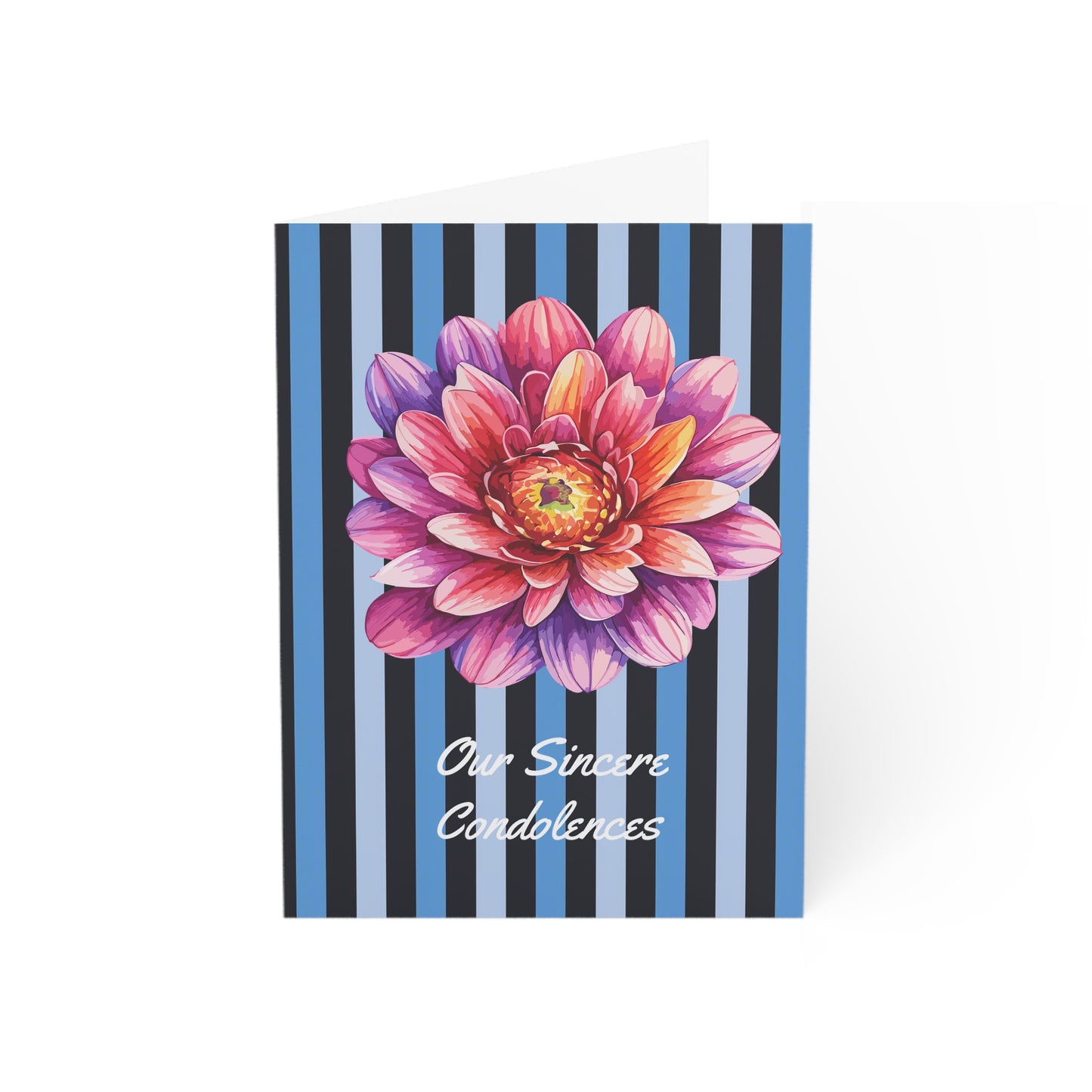Elegant Floral Sympathy Cards Set - Perfect for Birthdays, Anniversaries, Thank You Notes, 1, 10, 30, 50pcs