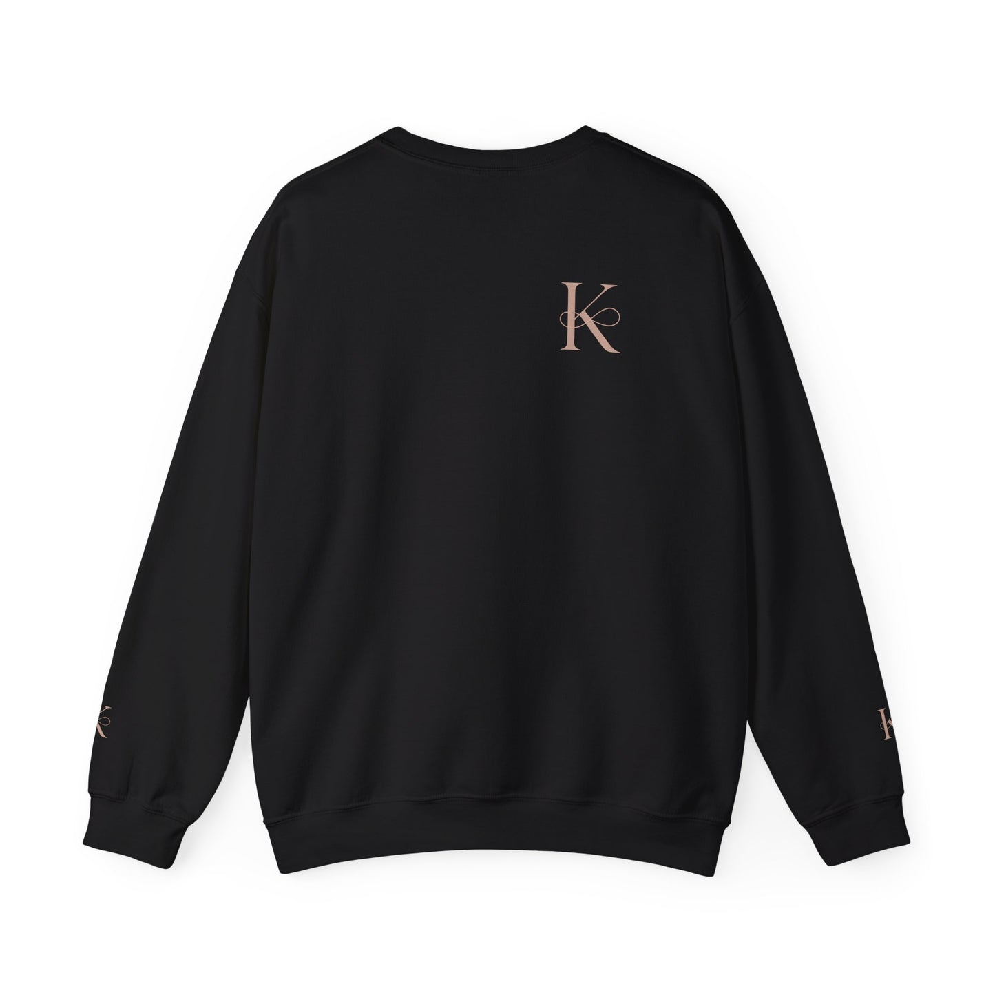Minimalist Unisex Crewneck Sweatshirt with Initial Charm, Comfortable Lounge Wear, Gift for Him or Her, Casual Style, Everyday Essential