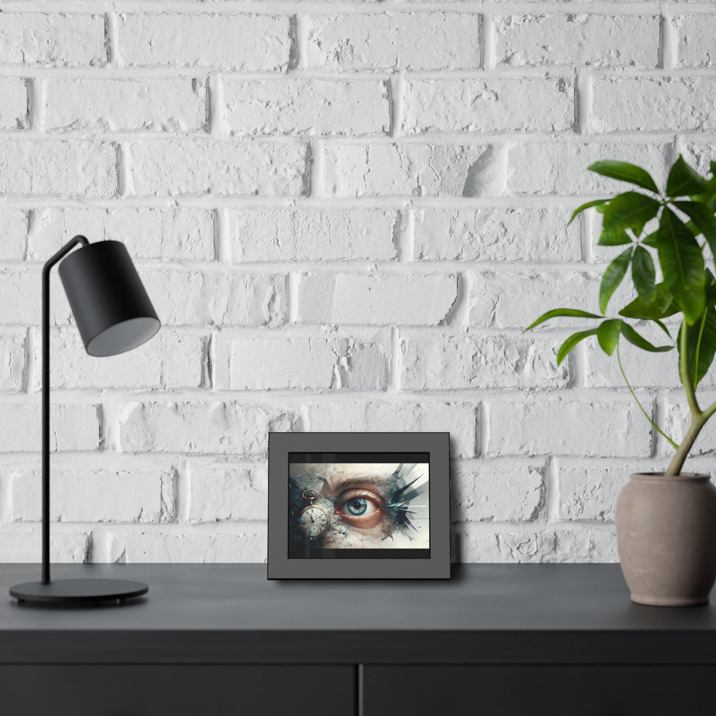 Surreal Eye Art Framed Poster