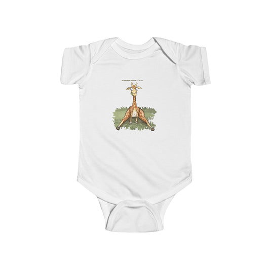 Cute Giraffe Infant Bodysuit, Baby Shower Gift, Gender Neutral Baby Clothing, Toddler Outfit, Animal Theme Baby Apparel
