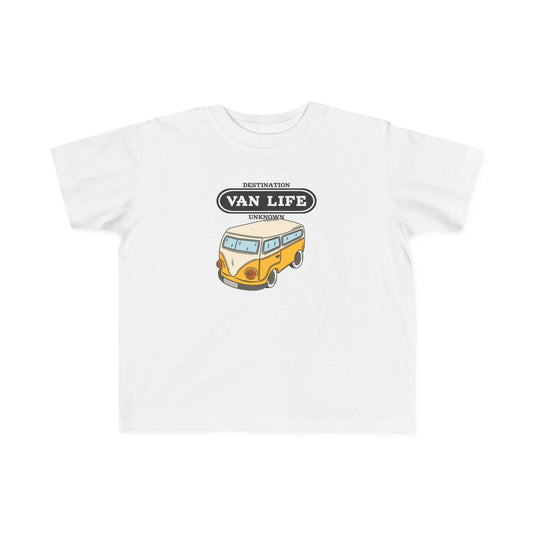 Adventure Awaits Toddler Tee, Cute Kids Shirt, Van Life Apparel, Summer Outfit, Children's Travel Gifts