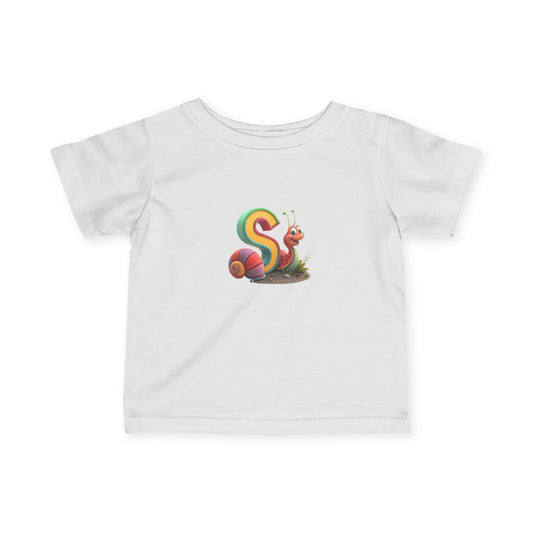 Cute Snail Rainbow Infant Tee, Baby T-Shirt, Toddler Gift, Kids Apparel, Fun Summer Outfit