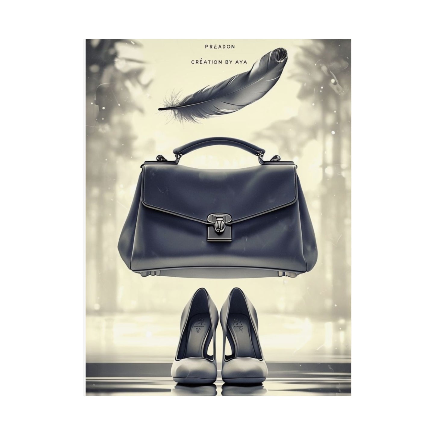Fashion Poster, Stylish Wall Art for Glam , Modern Home Decor