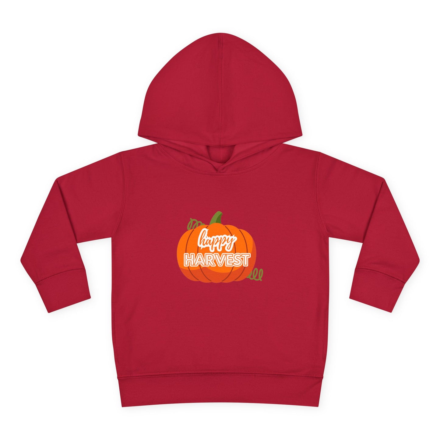 Toddler Happy Harvest Pullover Hoodie, Fall Kids Sweatshirt, Pumpkin Hoodie, Thanksgiving Gift, Cozy Autumn Wear