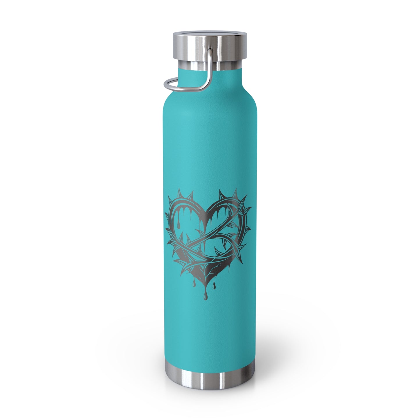 Stylish Insulated Water Bottle, Travel Flask, Gift for Him/Her, Fitness Bottle, Eco-Friendly Drinkware, 22oz Copper Design