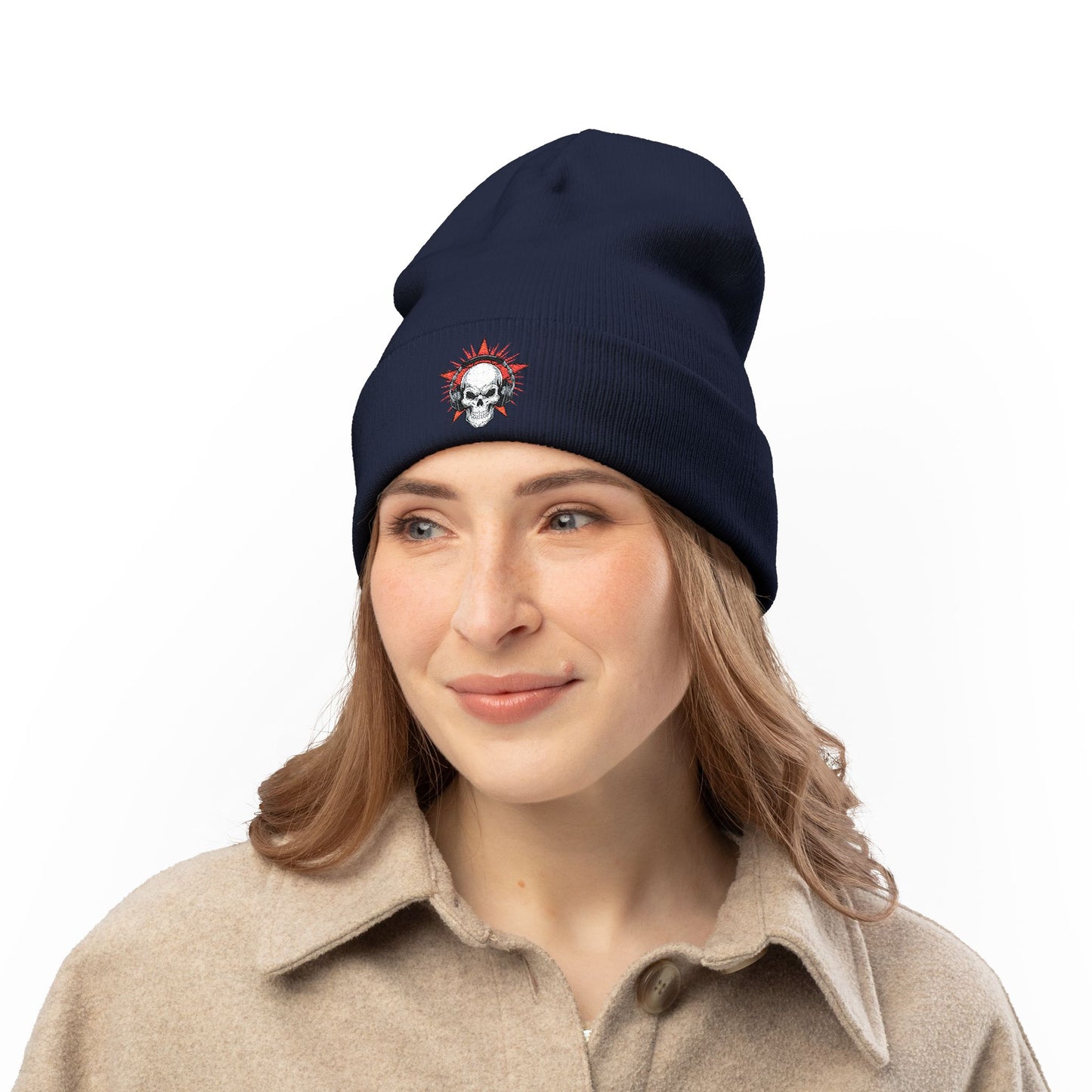 Knit Beanie (Embroidery)