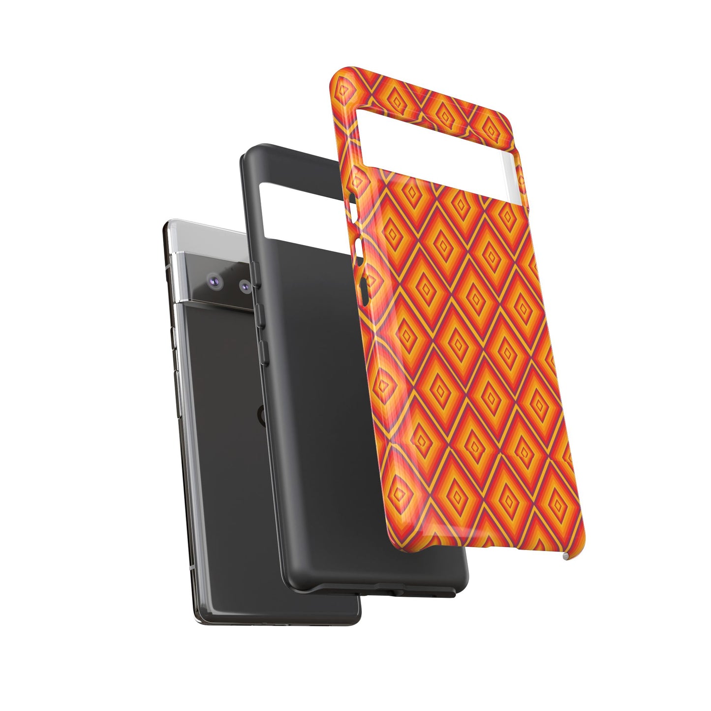 Geometric Phone Case, Tough Cases for Protection, Stylish Smartphone Cover, Vibrant Patterned Phone Accessory, Unique Gift Idea, [...]