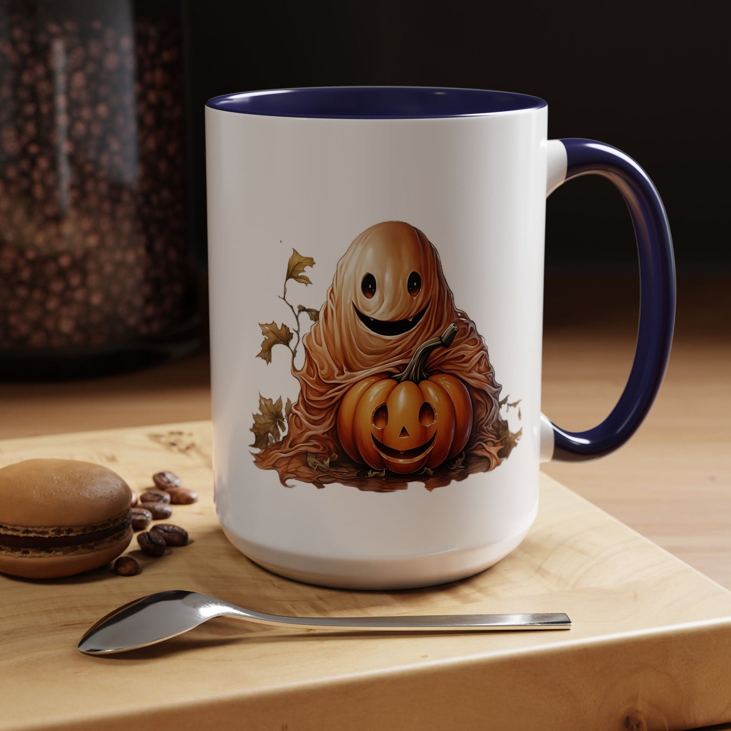 Whimsical Halloween Coffee Mug | Pumpkin-Inspired Drinkware, Cute Fall Decor, Gift for Pumpkin Lovers, Cozy Autumn Vibe