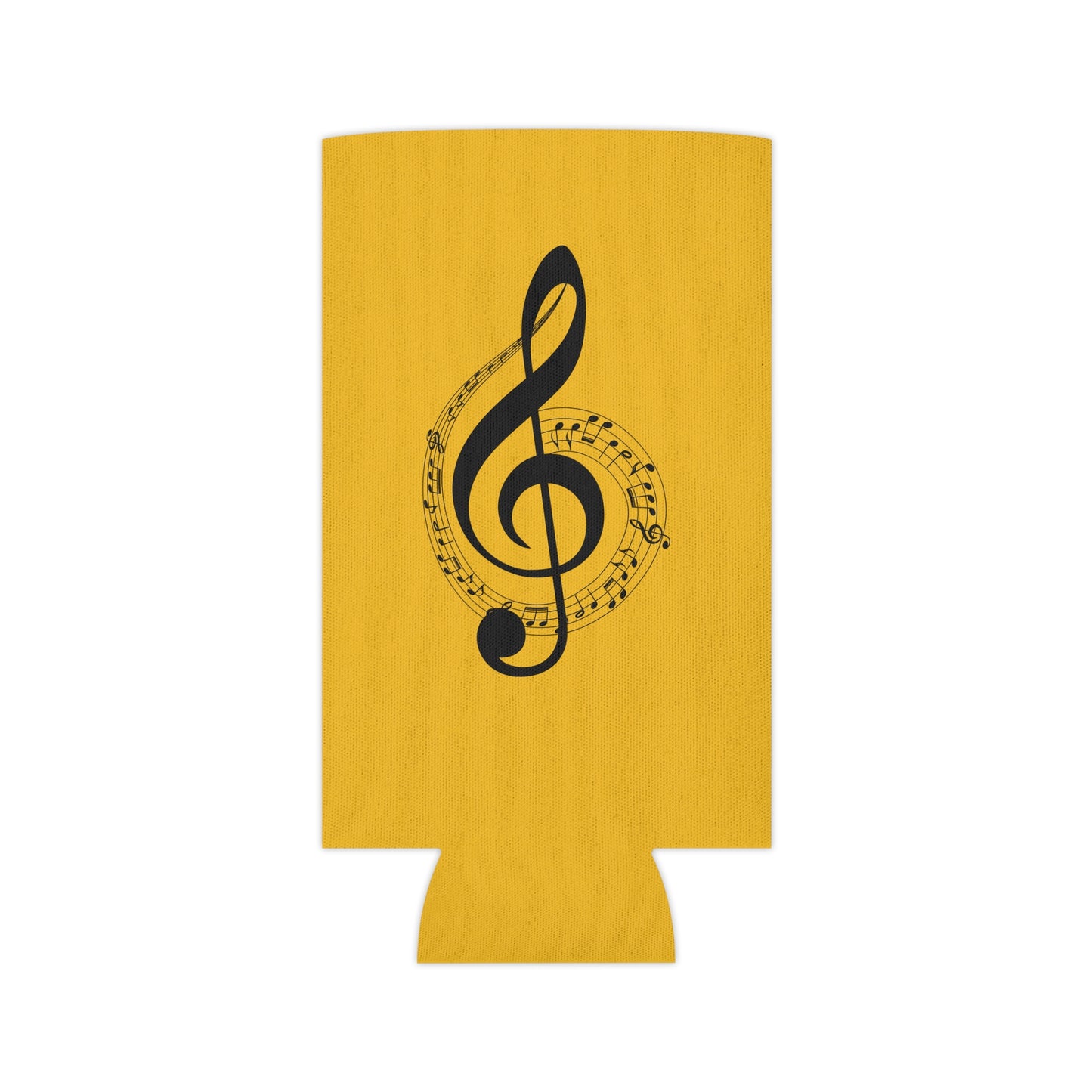 Musical Notes Can Cooler, Summer Fun Drink Holder, Perfect for Parties, Gifts for Musicians, Music Lover's Accessory