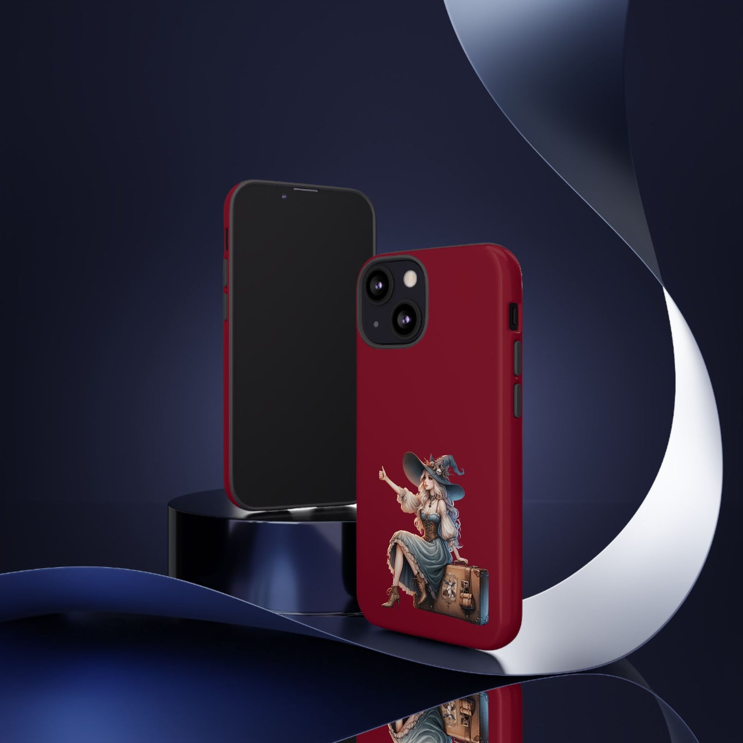 Witchy Phone Case - Magical, Durable - Halloween Gift, Cosplay Accessory, Cute Witch Design