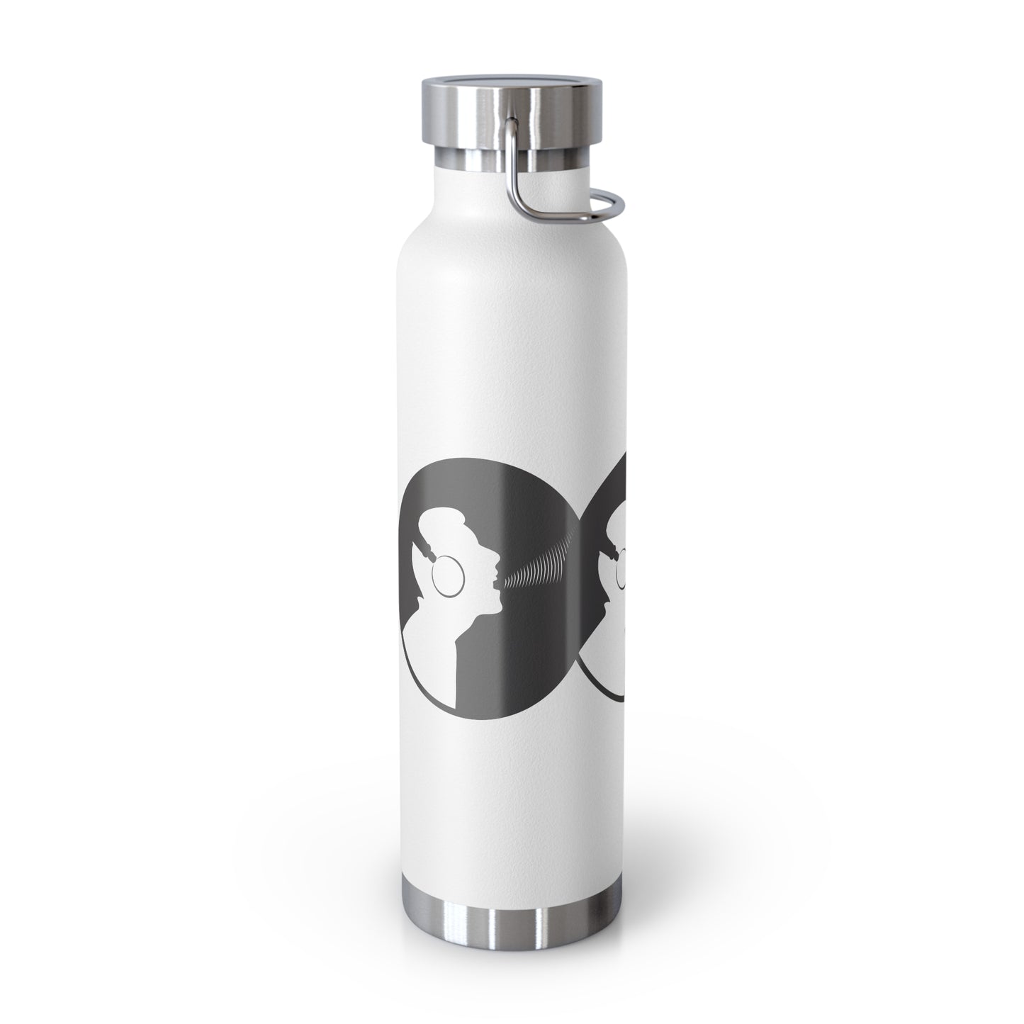 Stylish Copper Insulated Water Bottle for On-the-Go Hydration | Fitness, Travel, Eco-Friendly Gift, Unique Design, 22oz