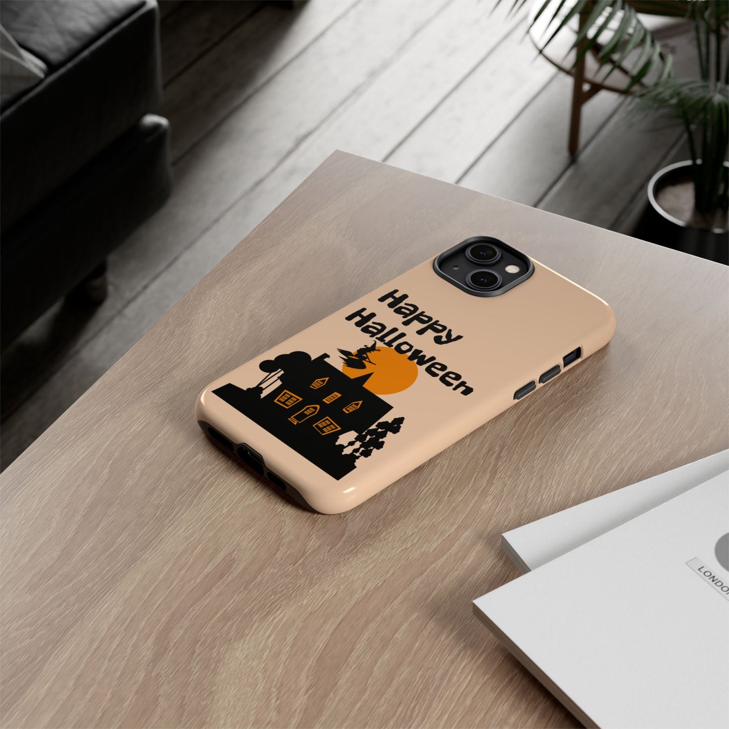 Halloween Phone Case, Spooky Mobile Cover, Tough Case for Phone, Witch Design, Fall Decor, Unique Gift for Halloween