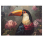 Vibrant Toucan Jigsaw Puzzle with Tin - Bird Lovers Gift, Home Decor, Family Activity, Tropical Art, Unique Presents