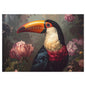 Vibrant Toucan Jigsaw Puzzle with Tin - Bird Lovers Gift, Home Decor, Family Activity, Tropical Art, Unique Presents