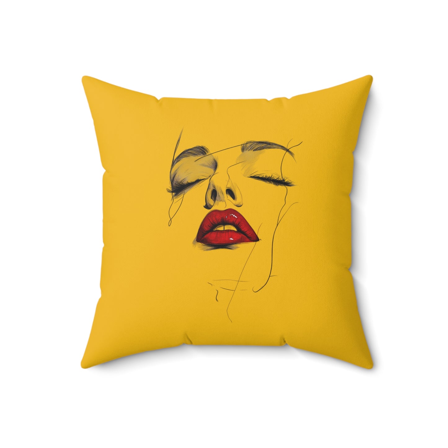 Chic Art Print Pillow, Decorative Throw Pillow, Modern Home Accent, Boho Room Decor, Gift for Art Lovers, Cozy Living Space