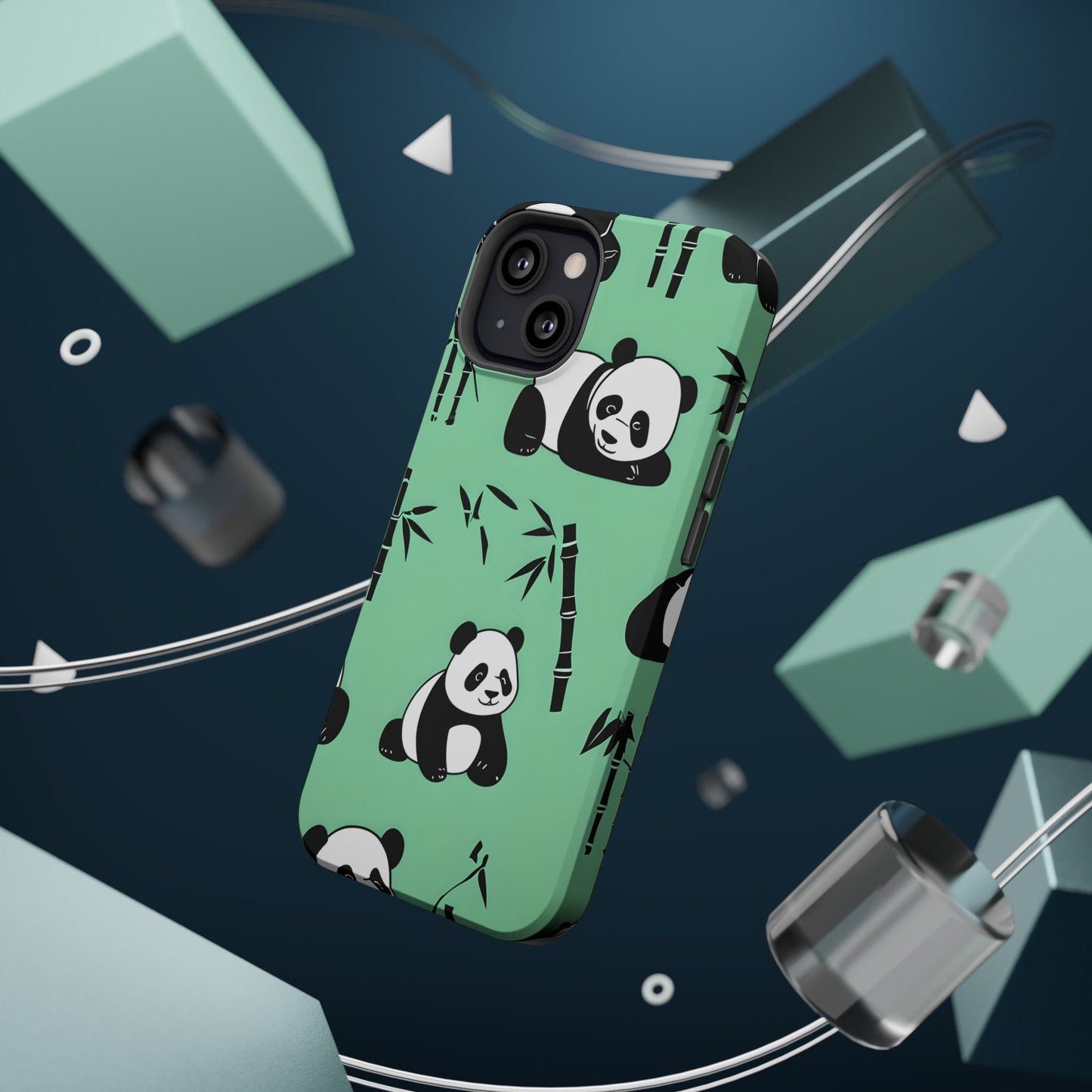 Panda Bamboo Magnetic Impact-Resistant Phone Case
