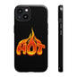 Stylish Phone Case, Hot Flames Design, Gift for Teens, Trendy Accessory, Protective Cover, Unique Phone Case