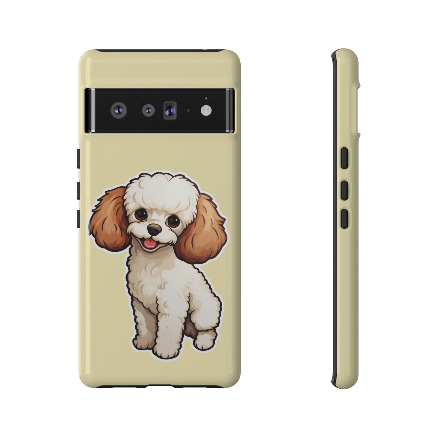 Cute Dog Phone Case, Pet Lover Gift, Custom Phone Cover, Cartoon Dog Case, Durable Phone Accessory