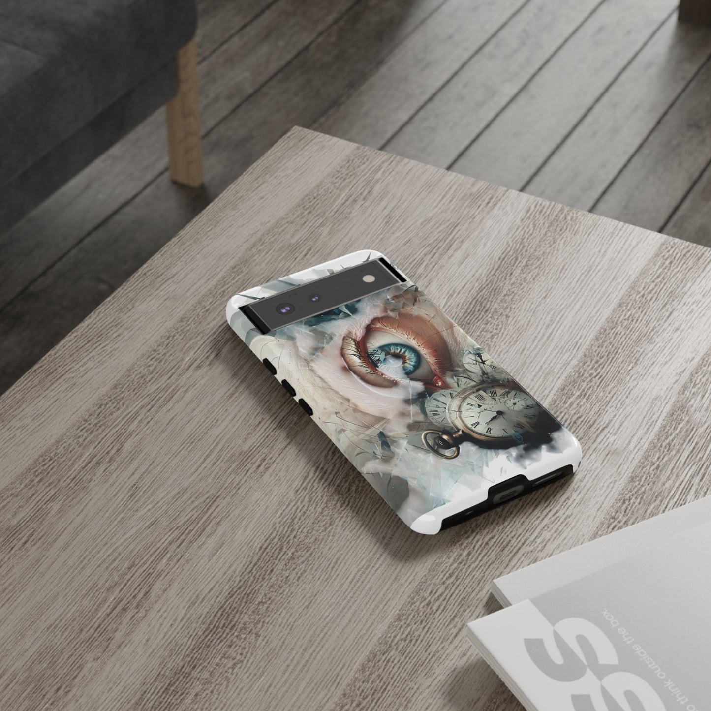 Artistic Eye Phone Case, Unique Smartphone Cover, Whimsical Gift for Art Lovers, Trendy Tech Accessory, Birthday Present, Holiday Gift