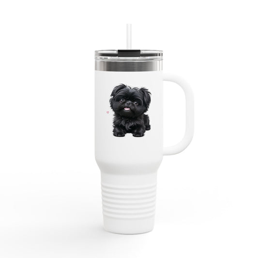 Personalized Insulated Travel Mug, 40oz with Dog Design - Perfect for Pet Lovers, Gifts for Dog Owners, Travel Cup, Coffee Mug, Custom [...]