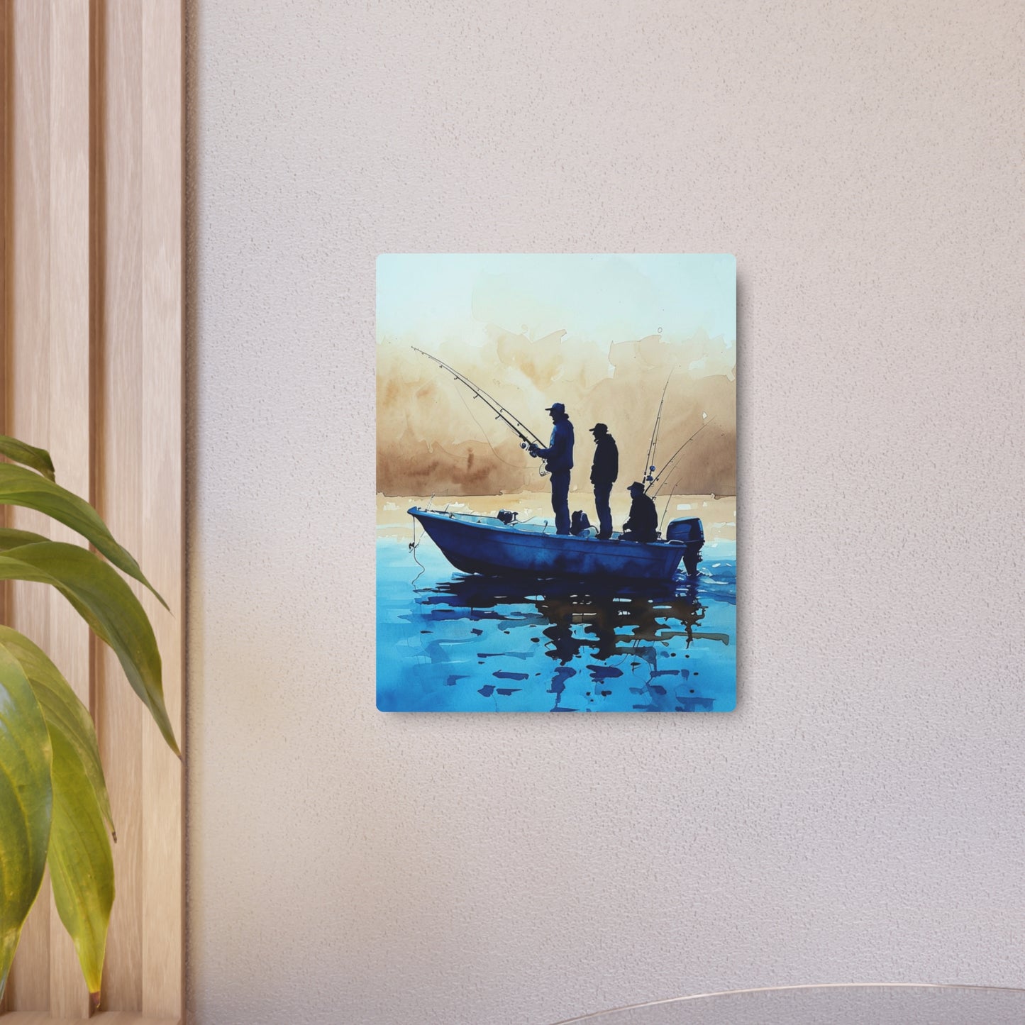 Fishing Metal Art Sign - Perfect Gift for Fishermen, Man Cave Decor, Nautical Wall Art, Outdoor Enthusiast Gift, Fishing Lover Decor