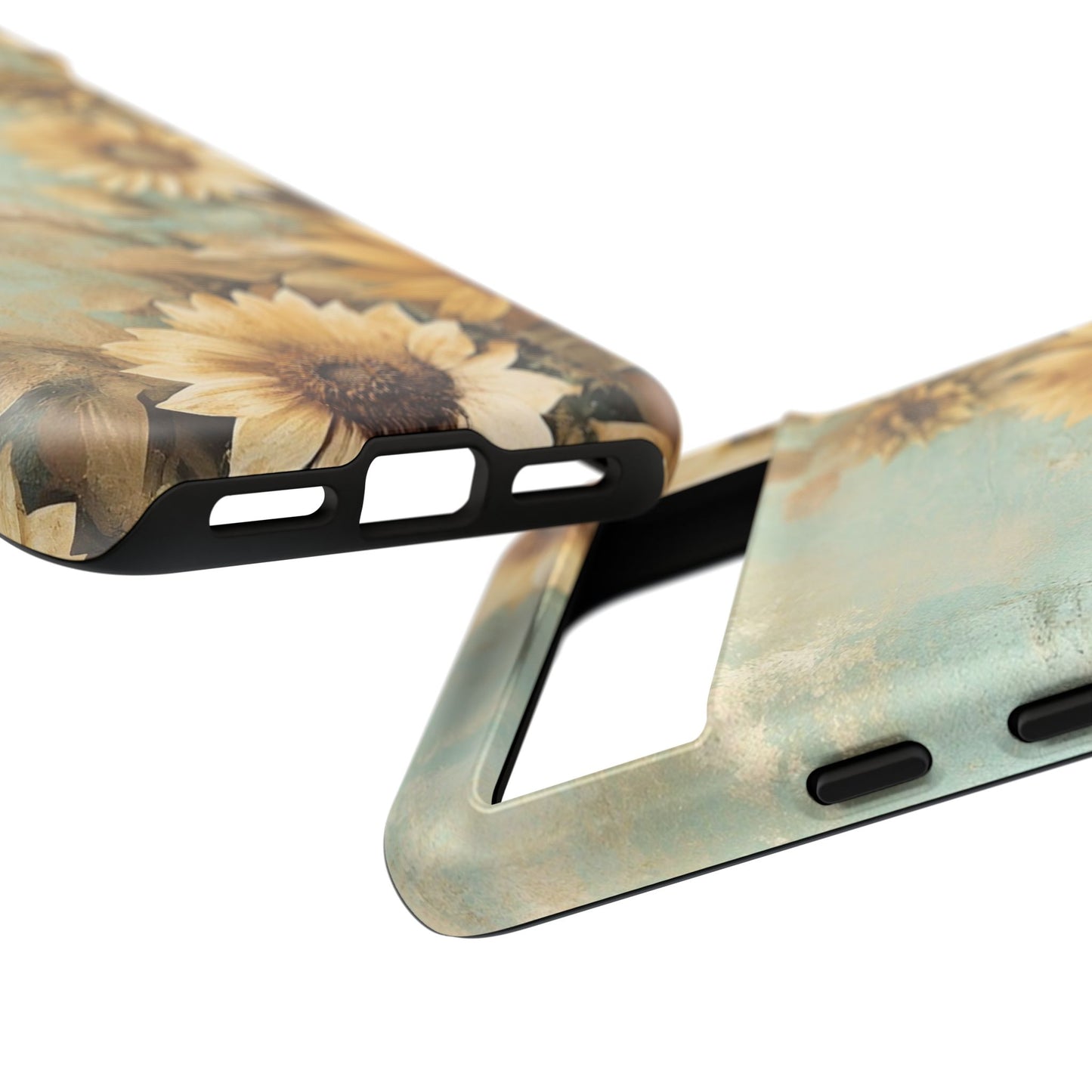 Sunflower Phone Case, Tough Shell Floral Cover, Nature Inspired Gift, Durable Protective Case, Perfect for Spring and Summer