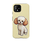 Cute Dog Phone Case, Pet Lover Gift, Custom Phone Cover, Cartoon Dog Case, Durable Phone Accessory