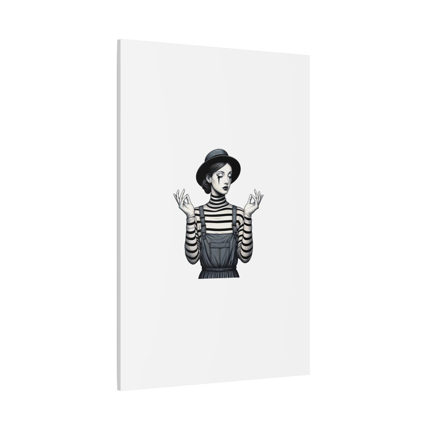 Meditative Striped Canvas Wall Art | Modern Boho Decor, Gift for Art Lovers, Minimalist Home Accent, Gallery Wall Art