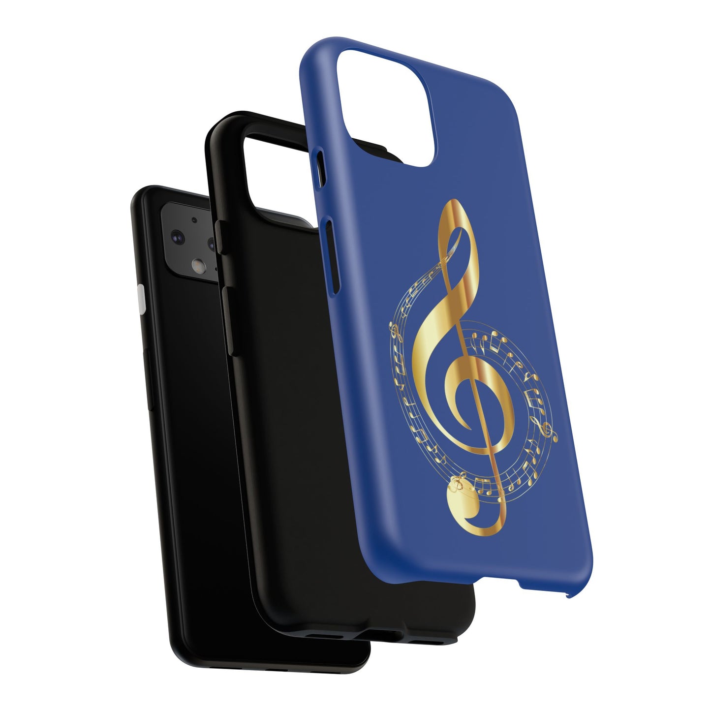 Tough Cases Blue and Gold Musical Note