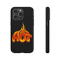 Stylish Phone Case, Hot Flames Design, Gift for Teens, Trendy Accessory, Protective Cover, Unique Phone Case