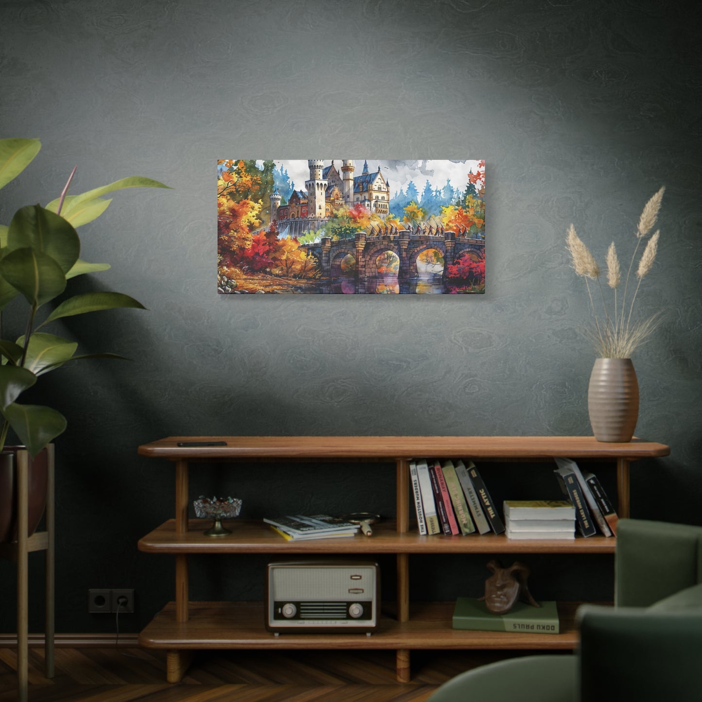 Matte Canvas, Stretched, 1.25" - Castle