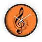 Musical Notes Wall Clock, Perfect Gift for Musicians, Music Lovers, Home Décor