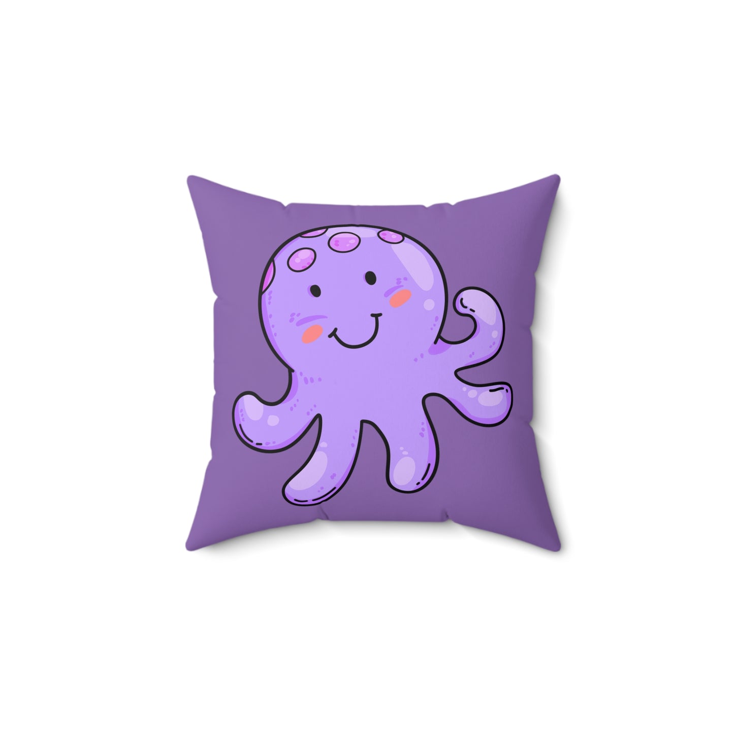 Cute Octopus Decorative Pillow, Playful Cushion for Kids, Ocean-Themed Home