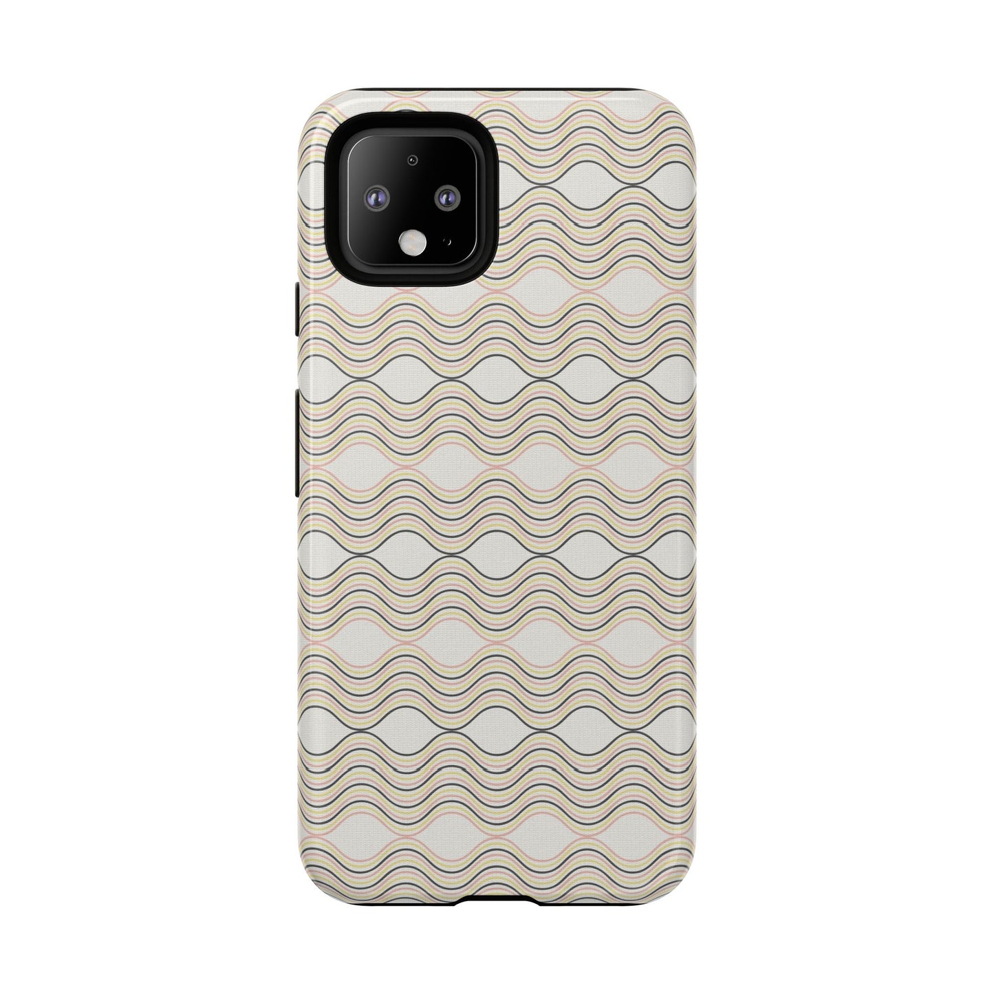 Stylish Phone Case for Tough Protection, Wavy Design, Chic Accessory, Gift for Her, Trendy Tech, Holiday Gift Idea