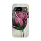 Rose Phone Case – Tough Cases, Floral Phone Cover, Gift for Her, Minimalist Design, Nature Lover's Accessory, Birthday Gift Idea