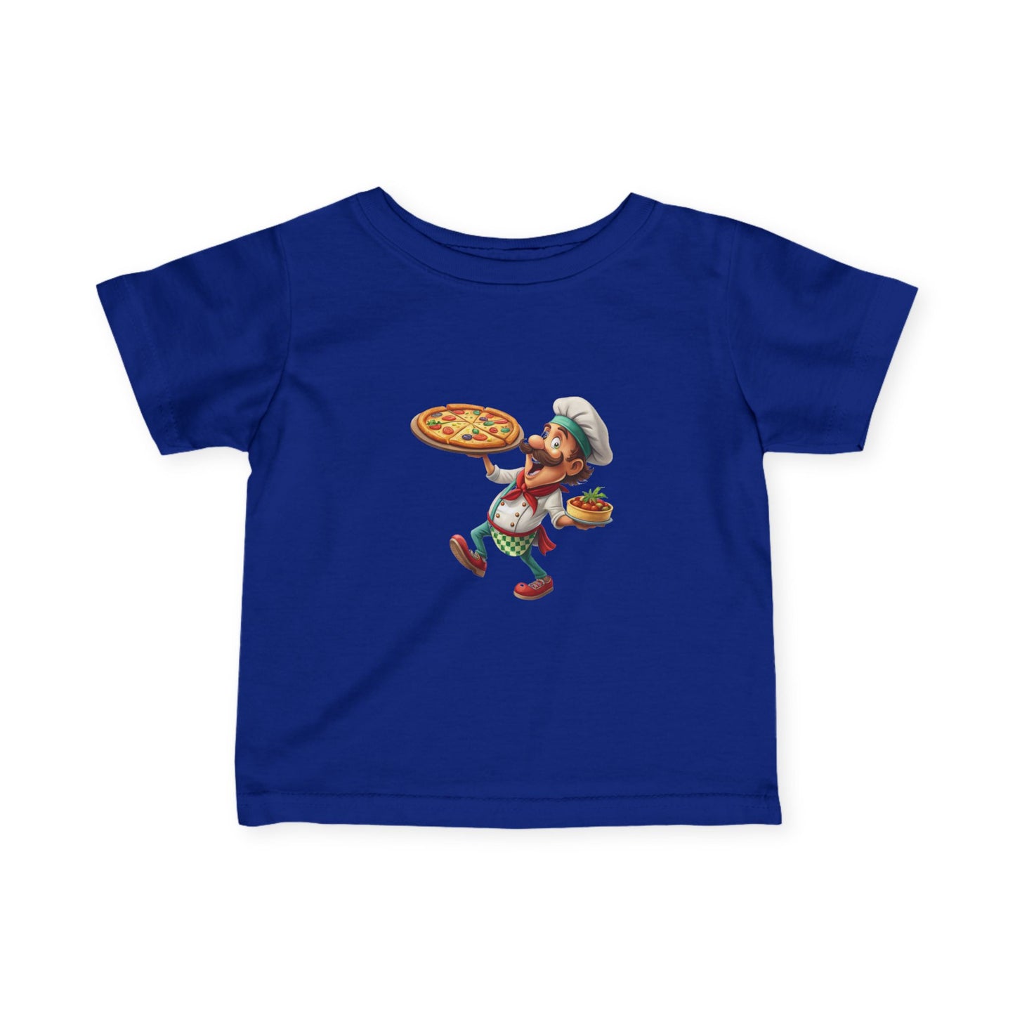 Pizza Chef Infant Tee, Cute Baby T-Shirt, Toddler Pizza Shirt, Gift for Little Chefs, Kids Cooking Outfit, Whimsical Baby Clothes