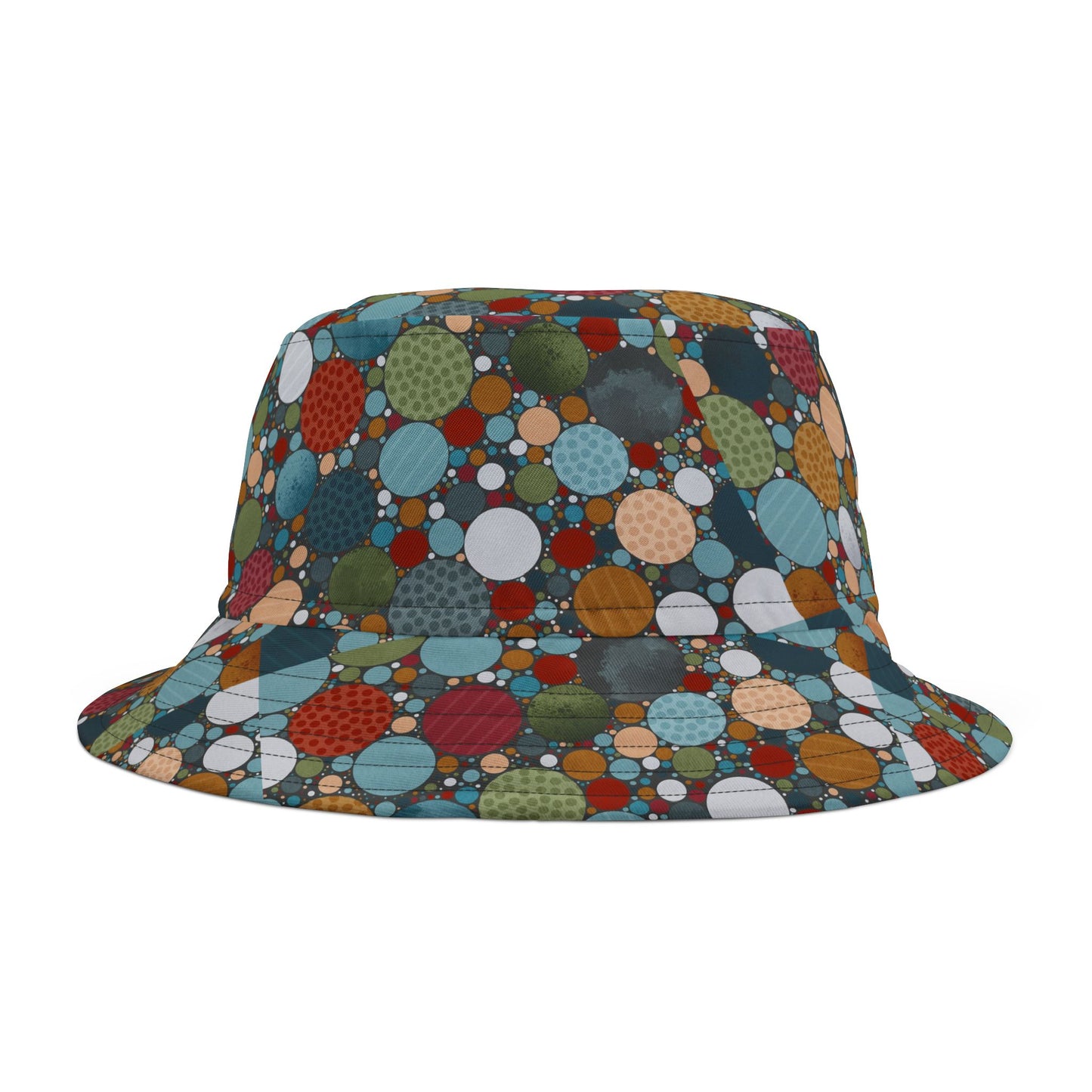 Colorful Polka Dot Bucket Hat, Summer Fashion, Festival Accessory, Beach Hat, Unisex Gift, Vacation Essential