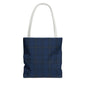 Navy Tartan Tote Bag – Classic Plaid All-Over Print Tote