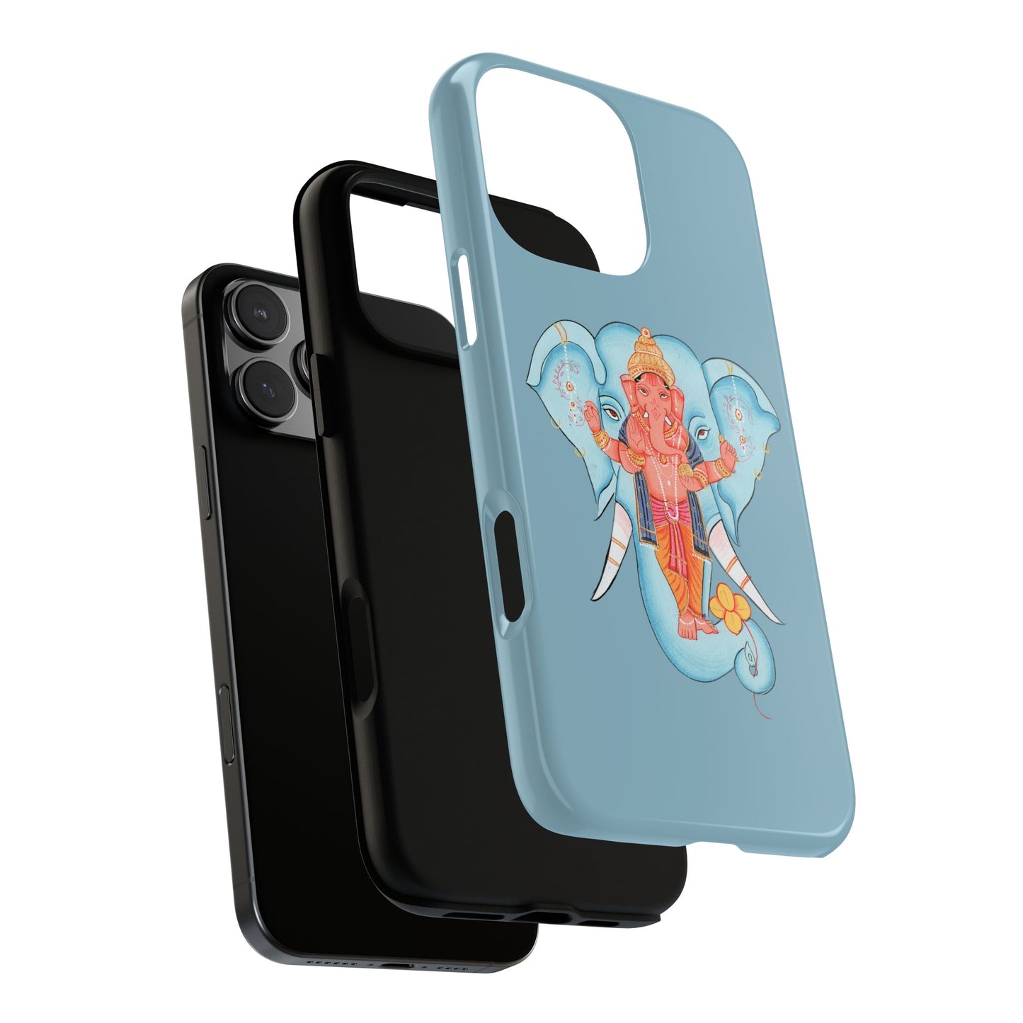 Tough Cases: Ganesh-Inspired Phone Case, Bohemian Phone Cover, Hindu Art Accessory, Festival Gift, Protective Phone Shell