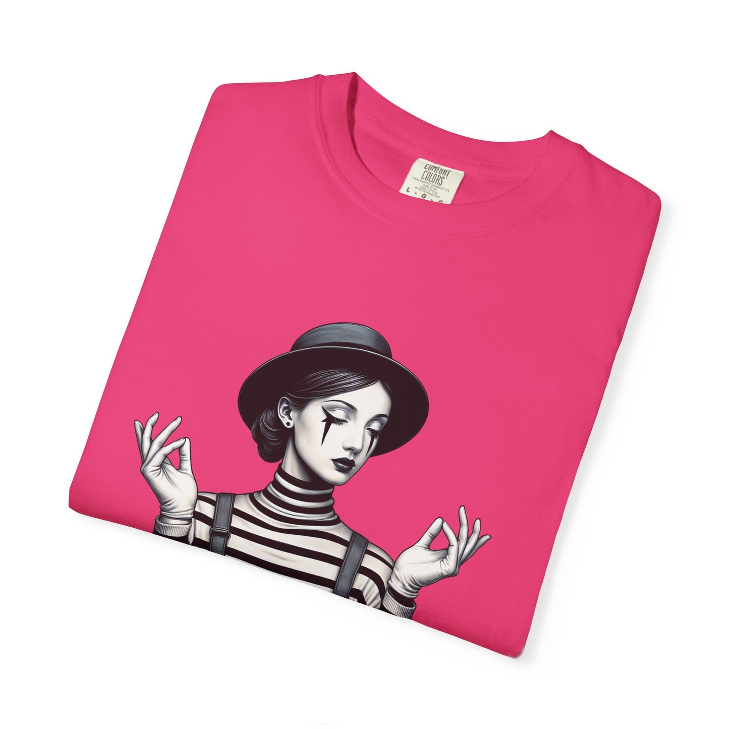 Gothic Striped Graphic Unisex T-Shirt, Edgy Casual Wear