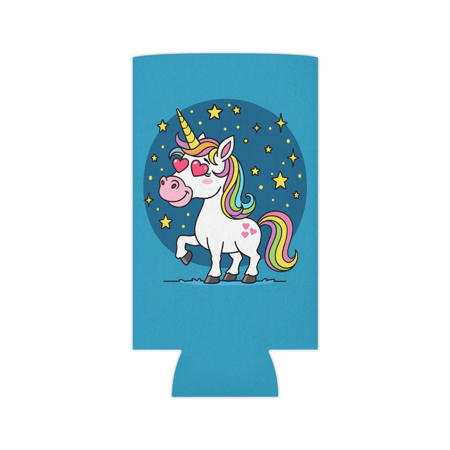 Whimsical Unicorn Can Cooler - Fun Drink Insulator for Parties, Birthdays, Summer BBQs, Magical Celebrations, Gift for Unicorn Lovers