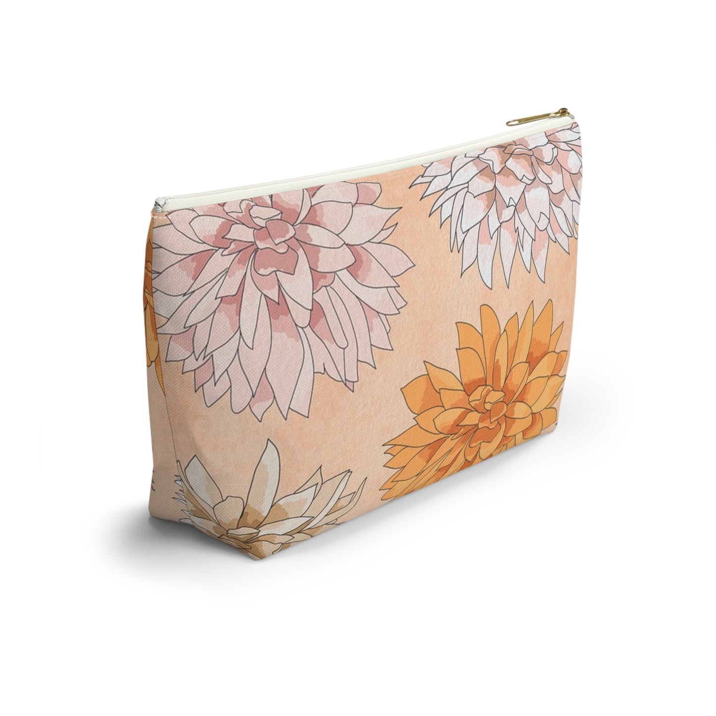 Floral Accessory Pouch - Versatile Cosmetic Bag, Travel Organizer, Gift for Her, Makeup Storage, Stylish Pencil Case