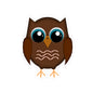 Cute Brown Owl Kiss-Cut Stickers, Fun Laptop Decals, Perfect for School Supplies, DIY Projects, Animal Lovers' Gifts