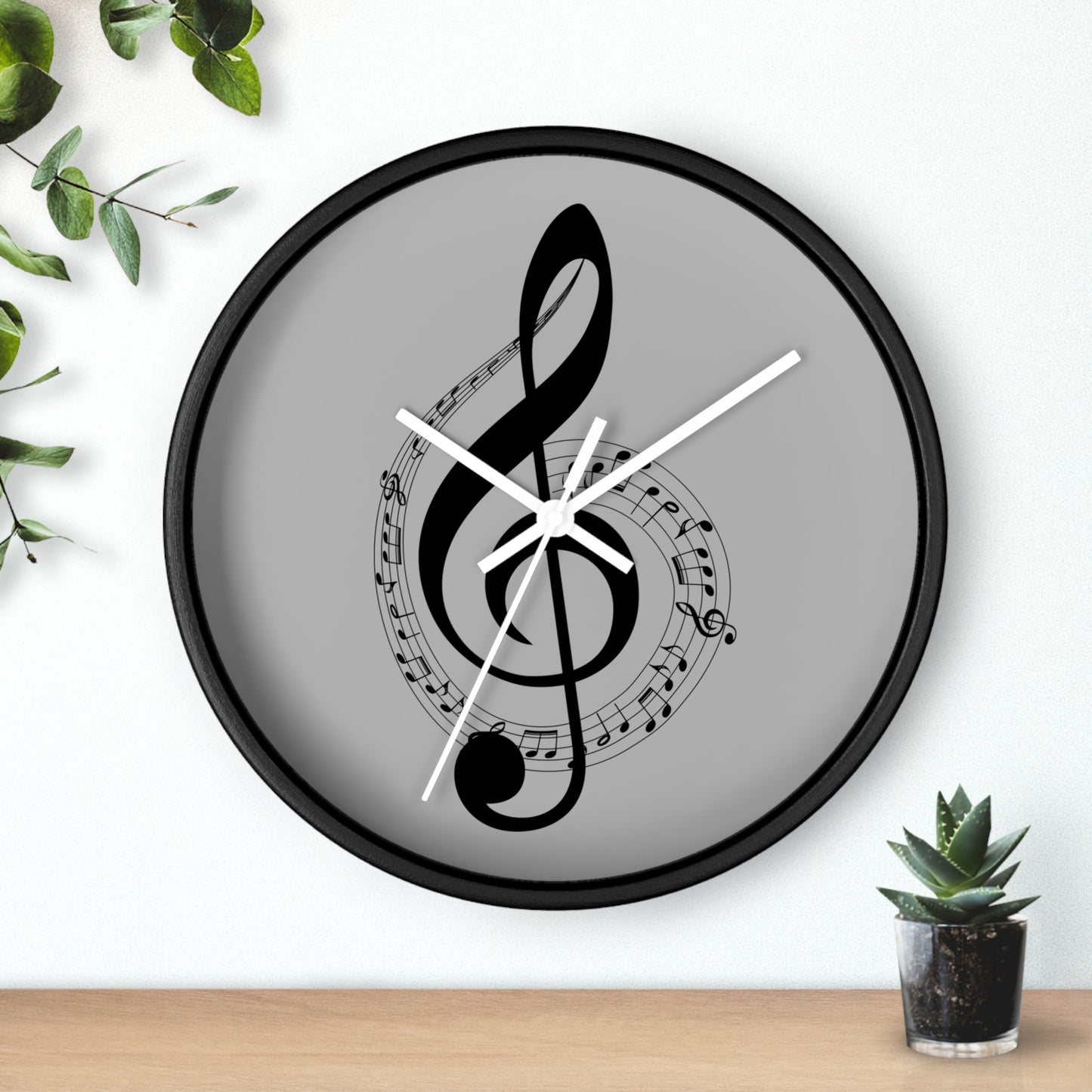 Musical Notes Wall Clock - Perfect for Music Lovers, Home Decor