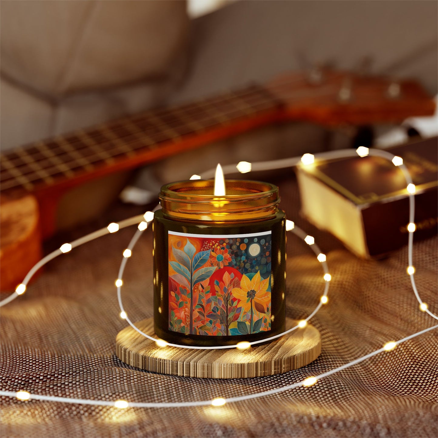 Scented Candles, Coconut Apricot Wax (4oz, 9oz)