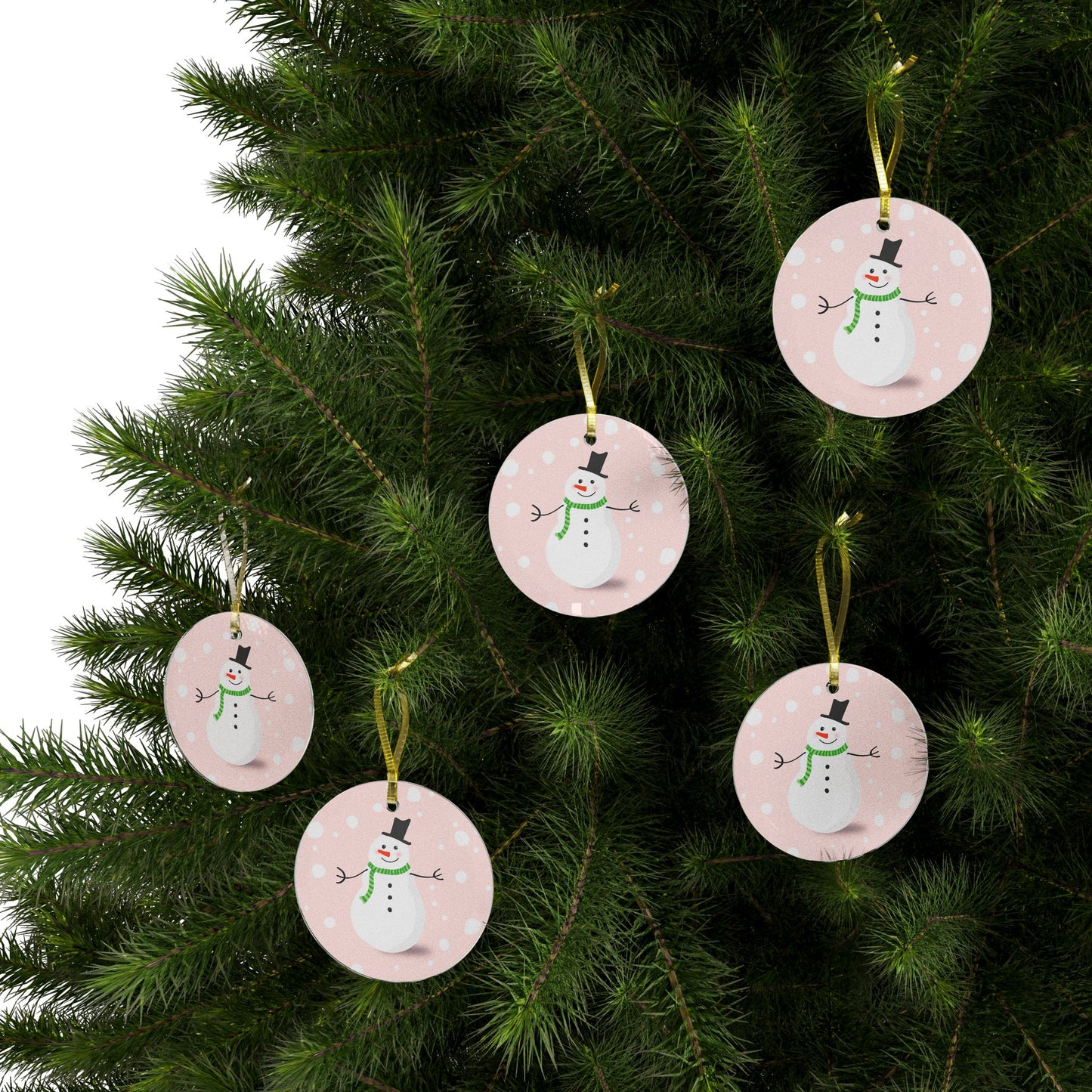 Festive Snowman Glass Ornaments for Holiday Decor, Christmas Tree Decorations, Winter Celebrations, Gifts for Family, Personalized Keepsakes