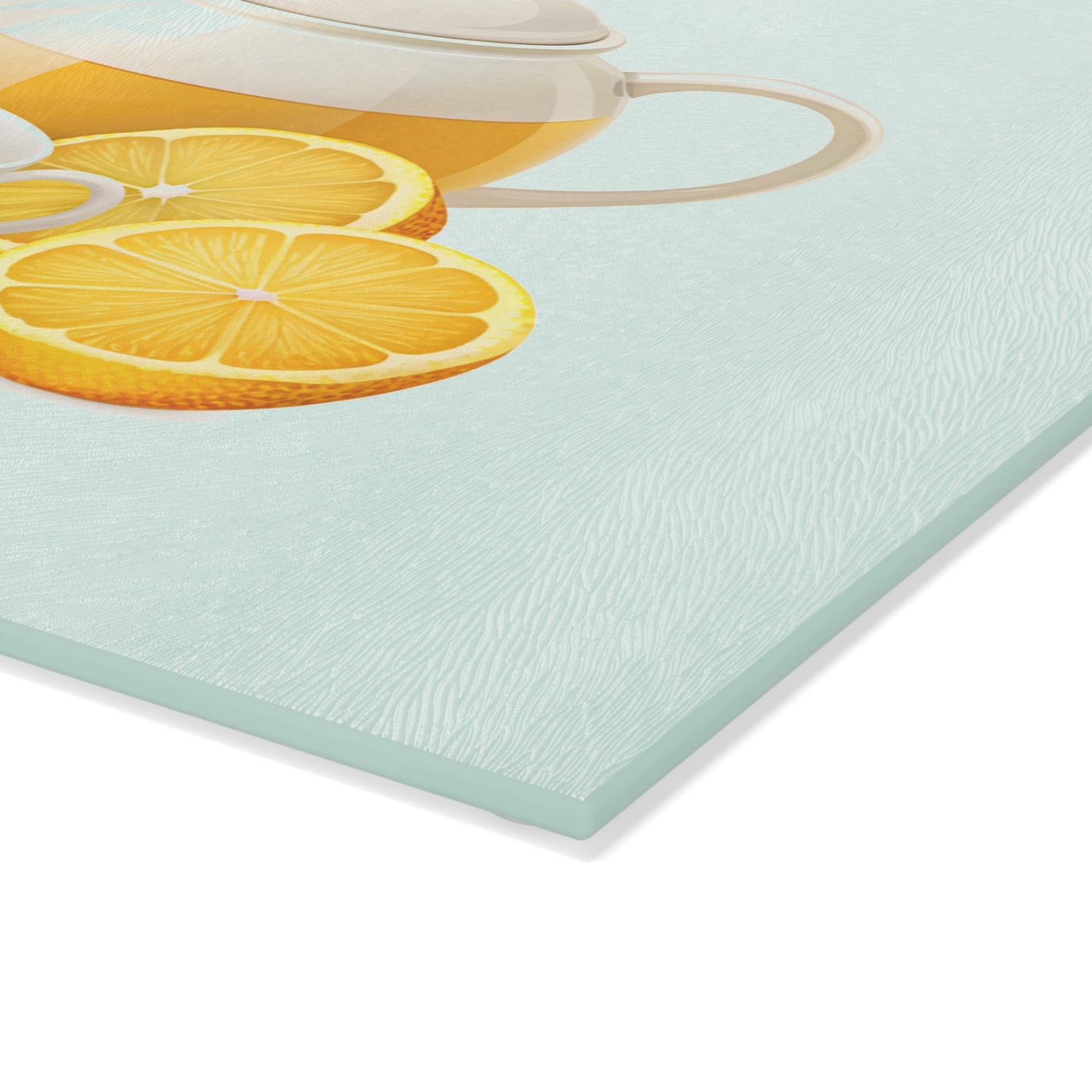 Bright Citrus Glass Cutting Board - Kitchen Decor, Hostess Gift, Home Chef Essential, Tea Lover Accessory, Gift for Mom