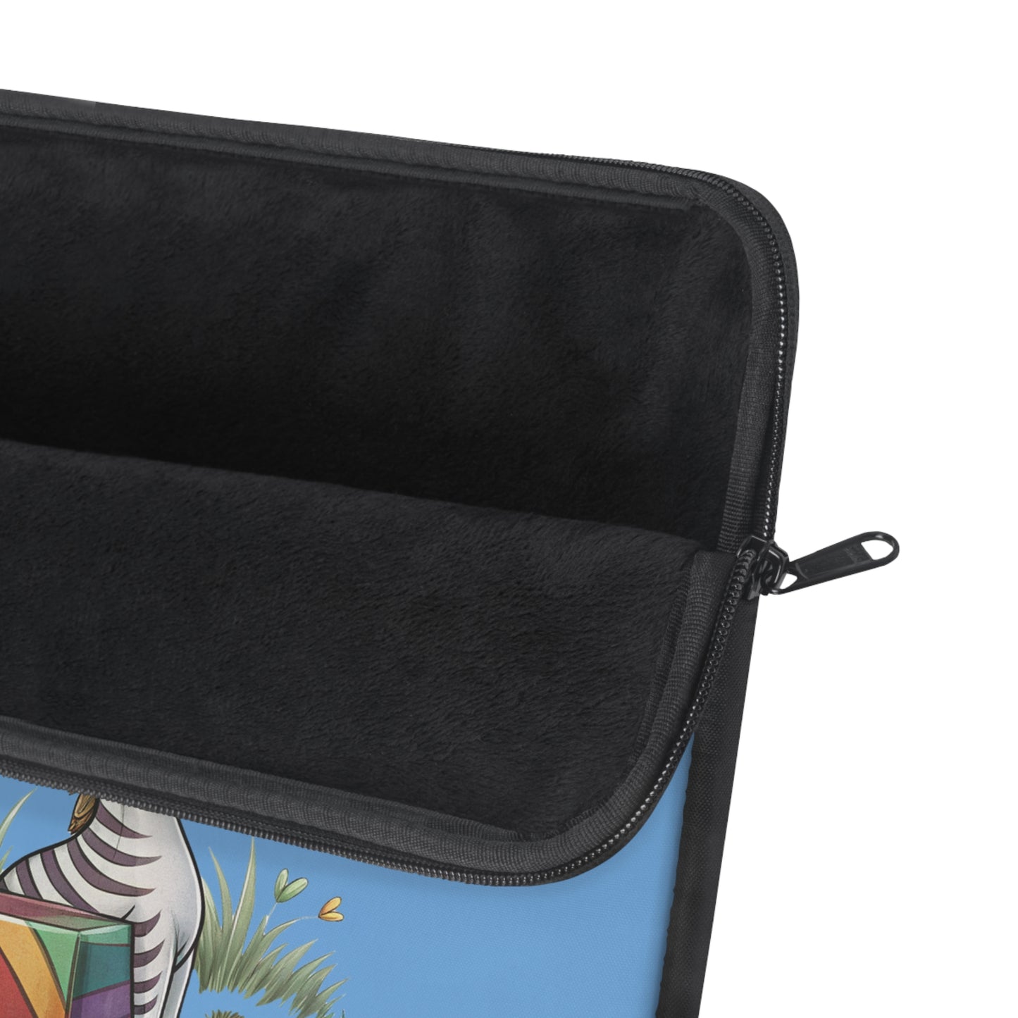 Colorful Zebra Laptop Sleeve for Kids, Personalized Tech Case, Fun Animal Design, Cute Gift for Students, Back to School Essentials, [...]