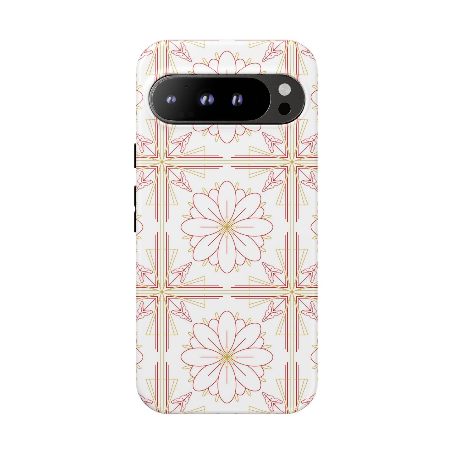 Floral Pattern Phone Case - Stylish Tough Case, Flower Design, Cute Mobile Cover, Phone Accessory, Gift for Her, Spring Style